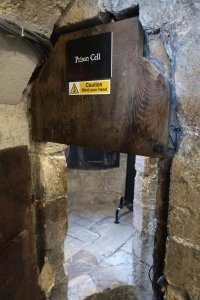 Entrance to the prison cell in Monk Bar