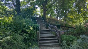 The steps up to the Motte