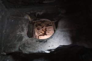 The medieval loo in the tower!