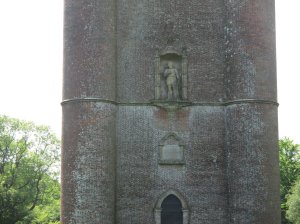 Close-up of detail of Alfred