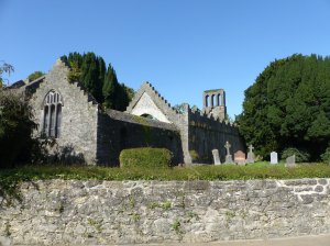 Malahide Abbey, which pre-dates the castle