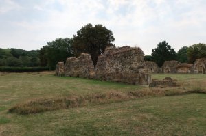 View of the site facing south 