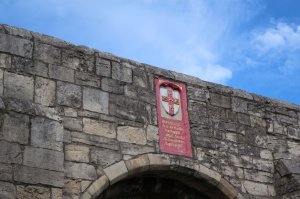 Close- up of detail of Fishergate Bar